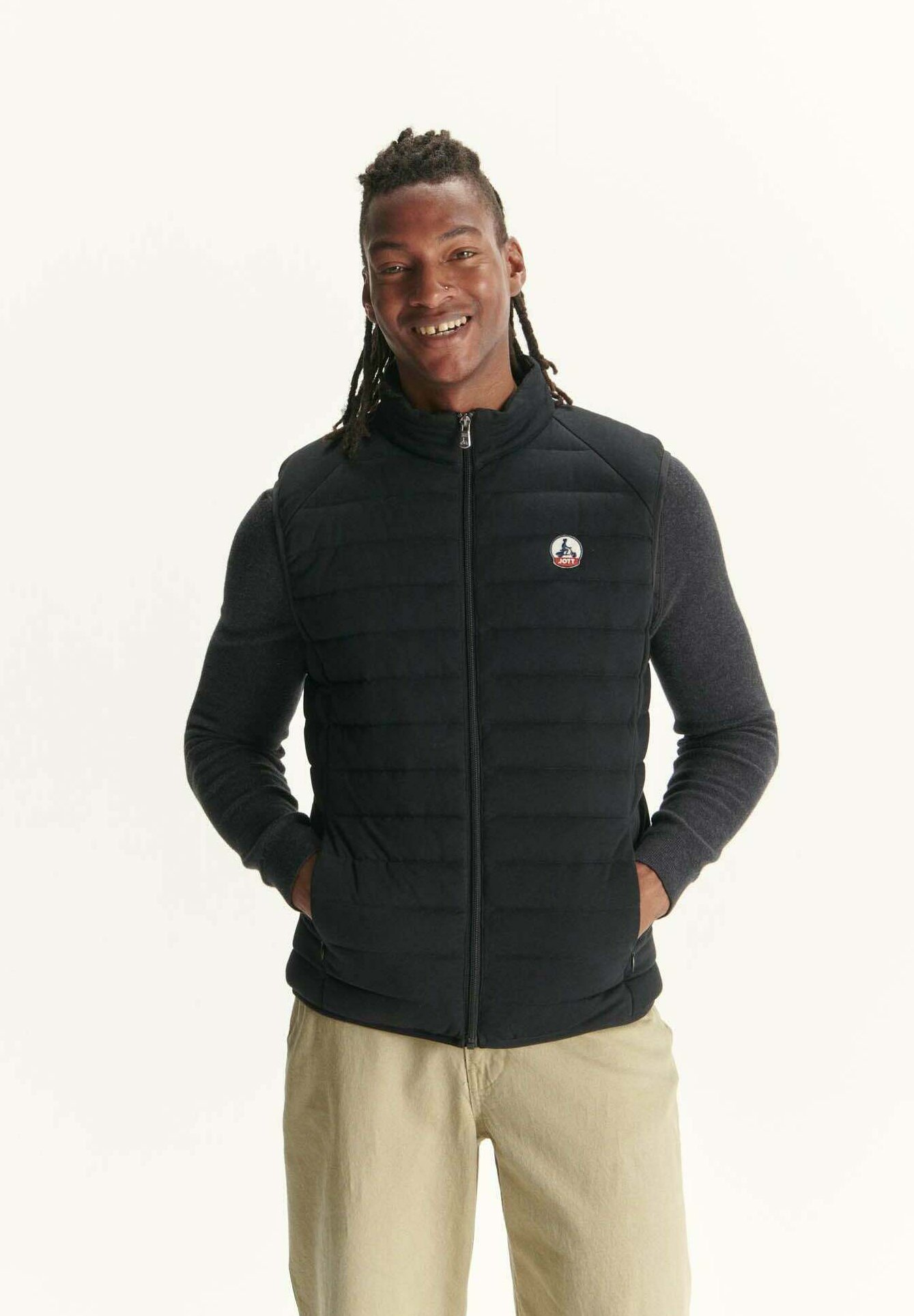 doudoune-sans-manche-jott-232vja-1.jpg JOTT TOM Veste sans manches noir ZALANDO.FR – Image 1
