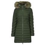 Superdry FUJI HOODED MID FAUSSE FOURRURE Kaki Livraison Gratuite | Spartoo ! Vêtements Doudounes Femme 104,99 €