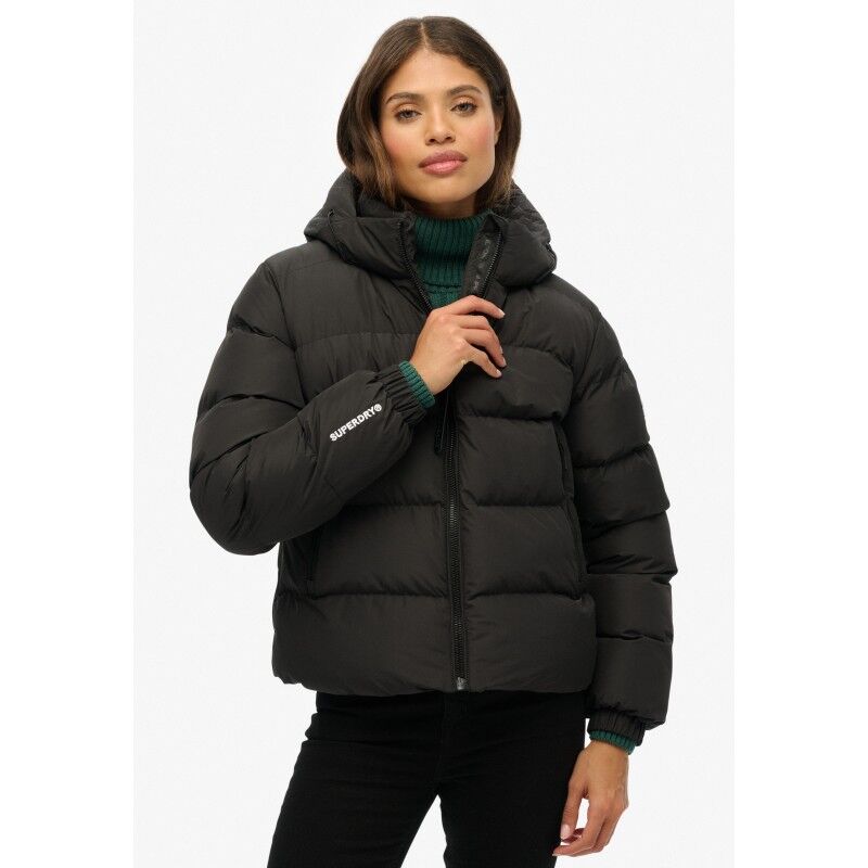 doudoune-superdry-femme-582ije-1.jpg Superdry Hooded Sports Puffer Jacket Doudoune femme | Hardloop – Image 1