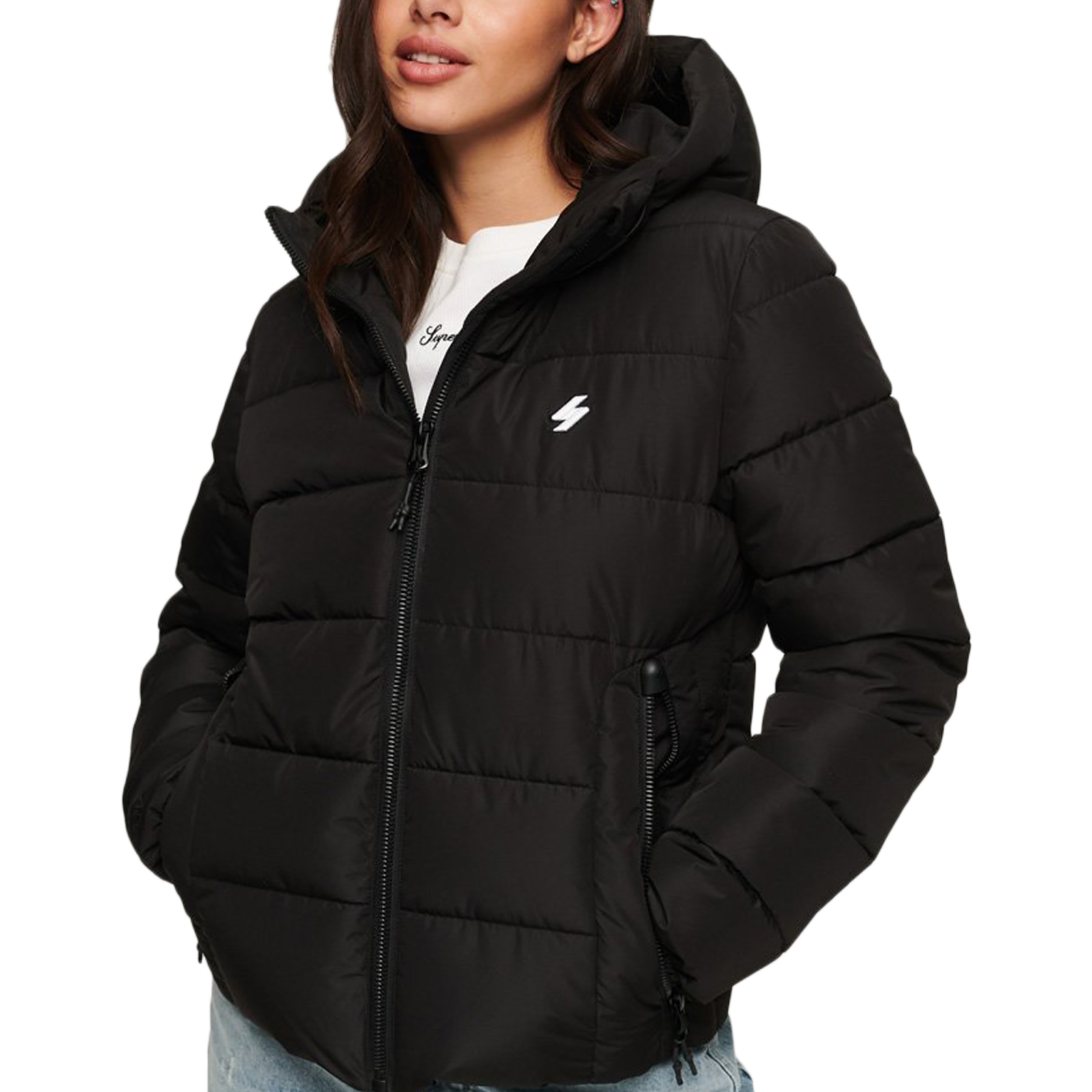 doudoune-superdry-femme-657prv-1.jpg Doudoune Superdry Hooded Spirit Sports Puffer – Image 1