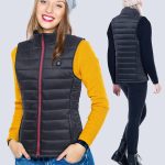 Gilet Chauffant Femme , Veste Chauffante Femme Électrique avec 6 Zones de Chauffage 3 Niveaux de Chaleur Doudoune（Pile non incluse） | Leroy Merlin