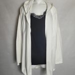 Gilet long oversize femme ronde 48 58 | Madeleine Vetement