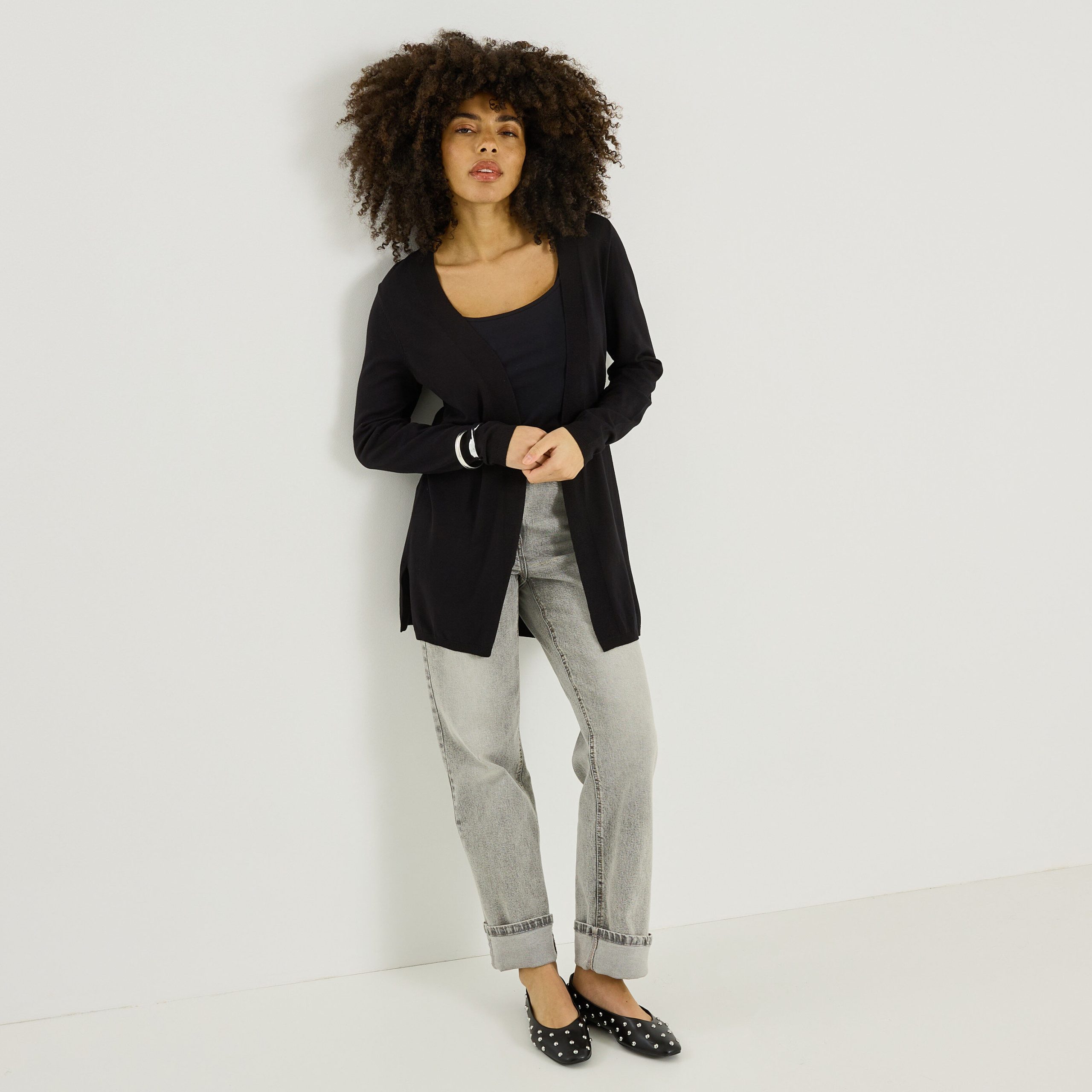 gilet-long-femme-916xaf-1.jpg Gilet long uni femme NOIR | Graindemalice – Image 1