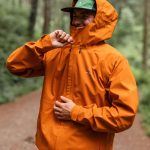 Veste imperméable cinq saisons Orange coucher de soleil S