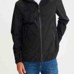 Veste Homme Longue Imperméable Noire TBS