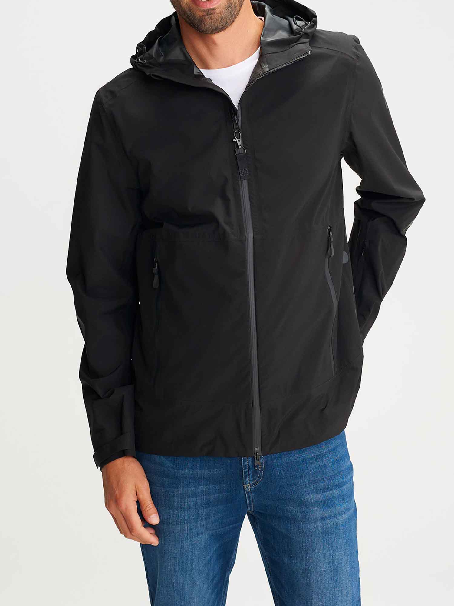 impermeable-homme-784pye.jpg Veste Homme Longue Imperméable Noire TBS – Image 1