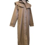 Imperméable homme beige Malvern – manteau élégant imperméable long