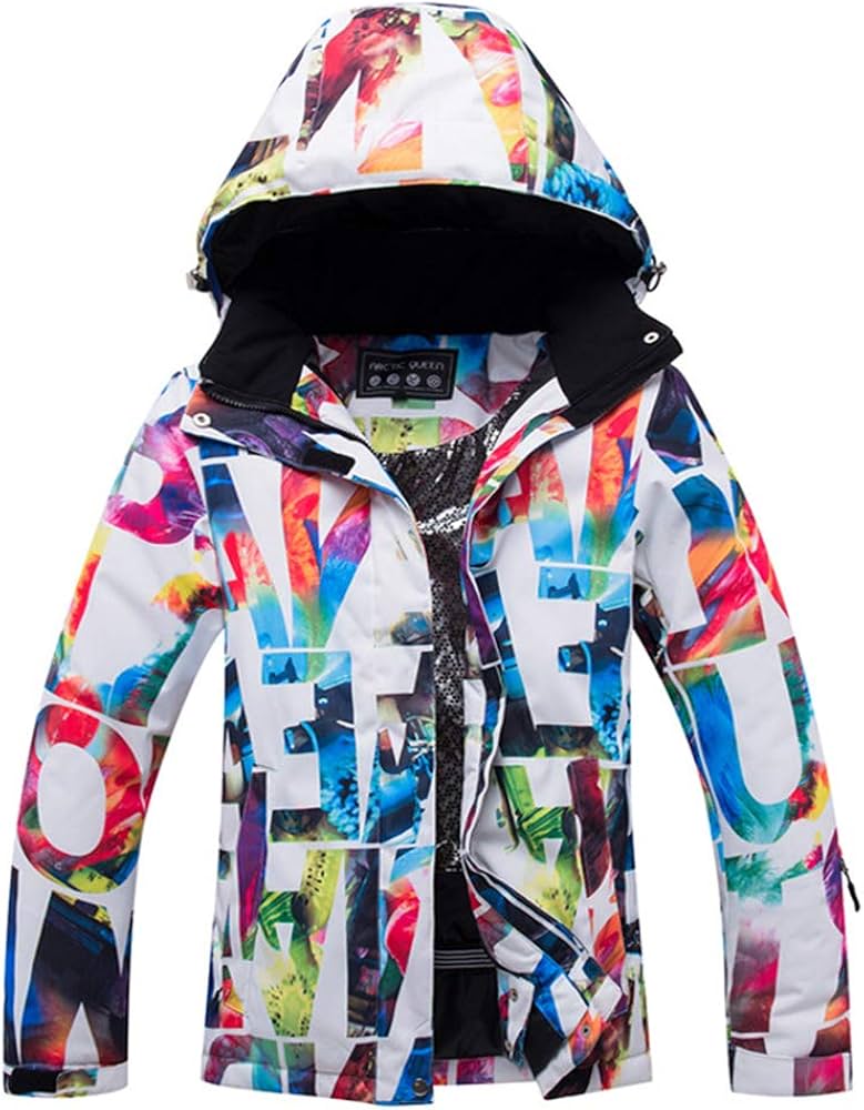 manteau-de-ski-885rlj-1.jpg HANMAX Veste de Ski Femme Chaude Imperméable Blouson pour Femme Hiver Veste Sports d'Hiver et Loisirs Femme Florale Imprimé : Amazon.fr: Mode – Image 1