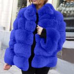 Veste En Fausse Fourrure Femme Manteau D'hiver Chaud En Fausse Fourrure Manteau Décontracté Uni En Fausse Fourrure Épaisse Col Montant Veste Cardigan ...