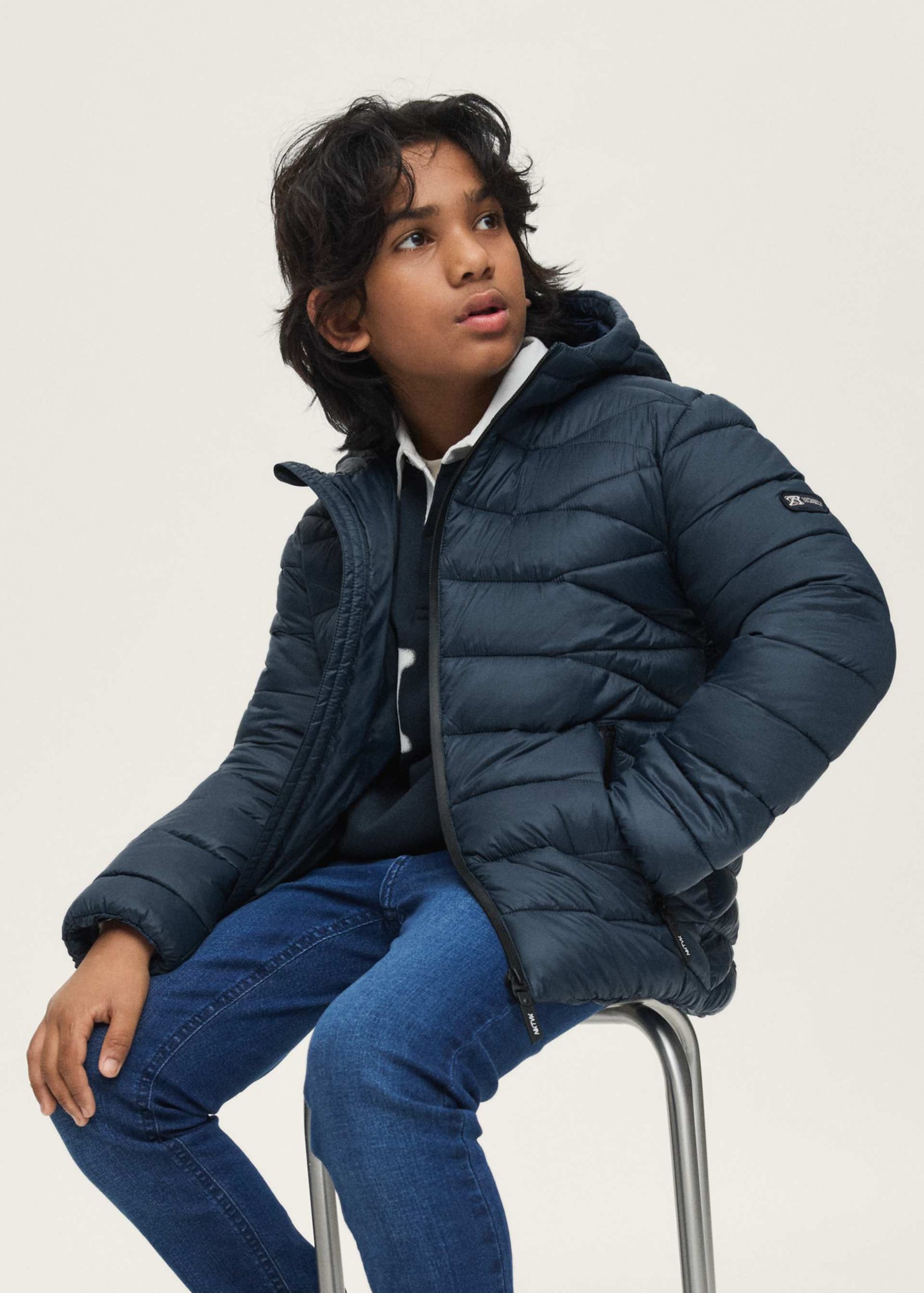 manteau-garcon-672pdy-1.jpg Manteau matelassé léger garçon Bleu | Mayoral ® – Image 1