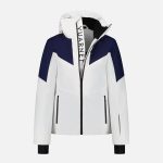 Vuarnet VESTE DE SKI SPIRE Blanc / Marine Vêtements