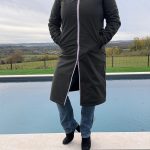 Parka Longue Réversible Femme New Lolo Manteau Kaki Fourré Imperméable Mi Genoux avec Capuche