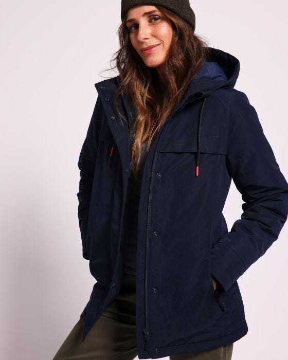 parka-impermeable-femme-566fza.jpg Parka à capuche déperlante Thermolactyl femme Parka Damart.fr – Image 1
