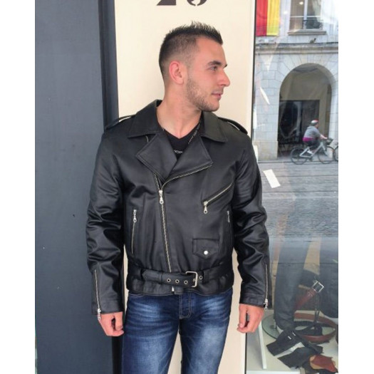 perfecto-homme-319izi-1.jpg Blouson Perfecto en cuir d'agneau homme iphigenie paris@orleansboutique.com – Image 1
