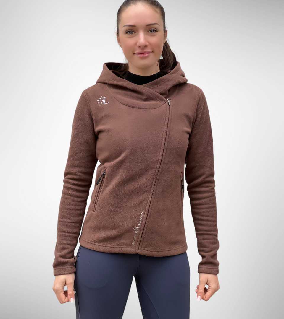 pull-polaire-femme-857rqd-1.jpg Veste Polaire Femme Smooth Marron Choco – Image 1