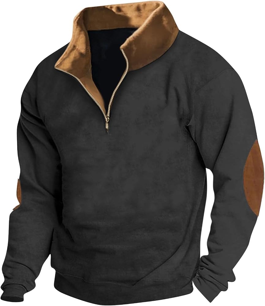 pull-polaire-homme-761huk-1.jpg Ensemble Polaire Homme,Sweat Personnalisé Homme Vetement Homme Hiver Chaud Le Camping, La Randonnée Confort Stretch Marque Décontracté Tops (Noir,XXL) : Amazon.fr: Mode – Image 1