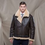 Blouson aviateur Cockpit usa RAF mouton retourné