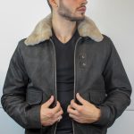 Blouson Aviateur Cuir vachette Marron foncé Vêtements cuir adaptés à votre morphologie Itinérance Cuir