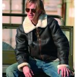 blouson cuir veste aviateur b3 pilote us armee militaire vintage