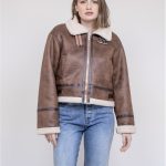 Blouson aviateur UDANE Marron Femme 52.49€ Kiabi