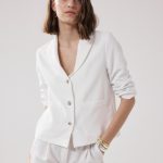 Veste Femme en Crepe Blanc Vizir BFVJ613 01 Veste Femme Hartford