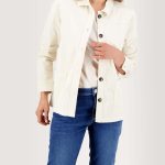 Veste Femme Légère Coton Stretch Blanc TBS