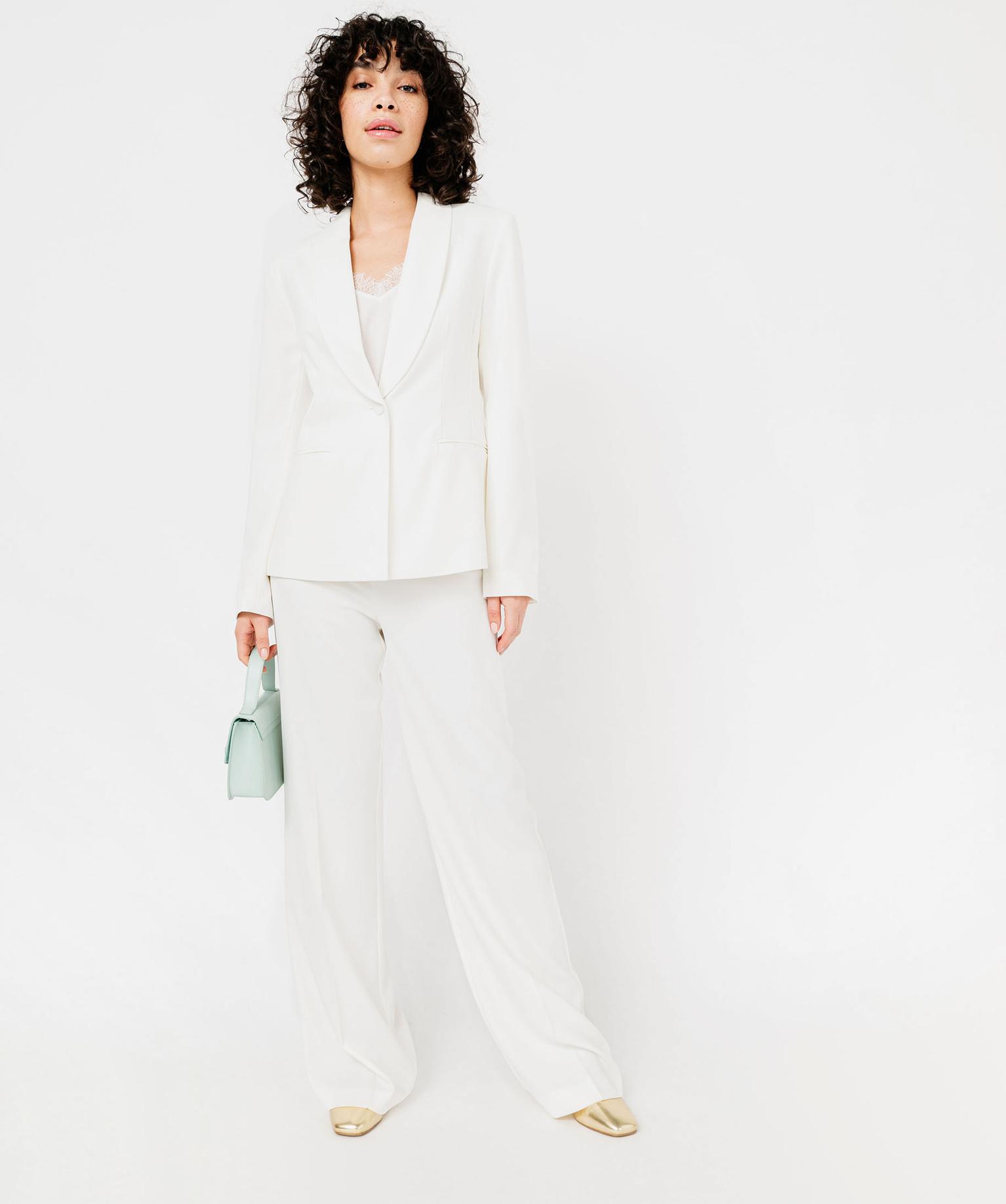 veste-blanche-femme-539vek-1.jpg Veste de tailleur 1 bouton femme blanc chine | GEMO – Image 1