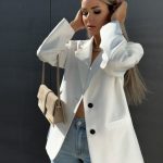 veste blanche femme