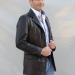 Veste Blazer Cuir Homme : Dan