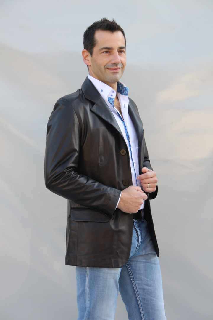veste-blazer-homme-160svs-1.jpg Veste Blazer Cuir Homme : Dan – Image 1