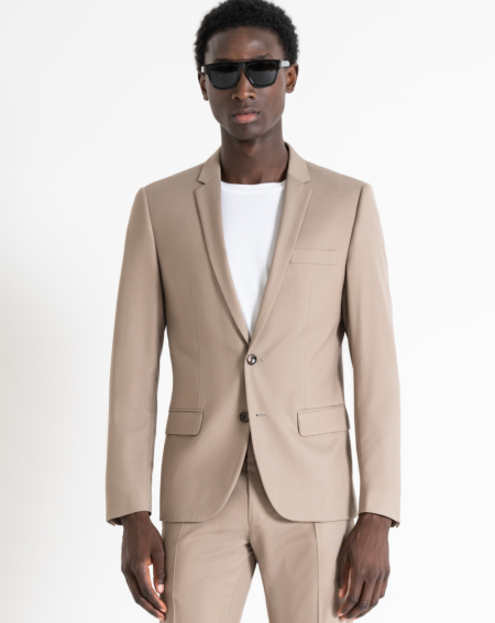 veste-blazer-homme-317zmv.png Antony Morato Veste Blazer Homme Tailles 46 Coloris Beige – Image 1