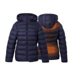 Veste matelassée avec capuche avec technologie coupe ajustée 5V