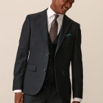 Next SLIM FIT TEXTURED Veste de costume black/noir ZALANDO.FR