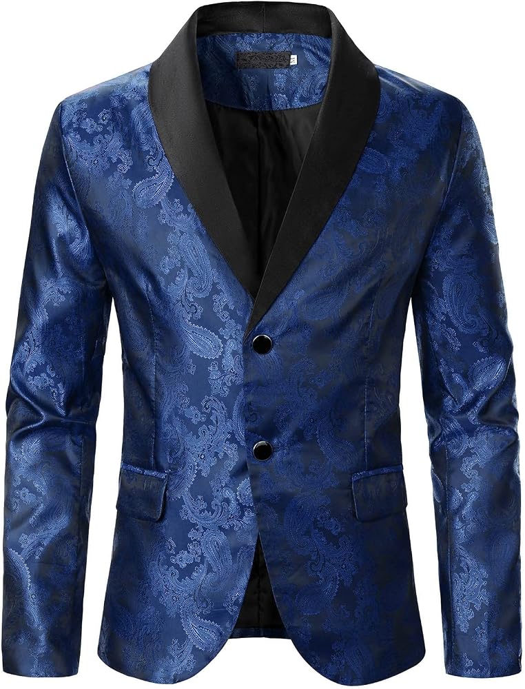 veste-costume-homme-568npg-1.jpg Blazer Homme Slim Fit,Veste Costume Homme,Mens Business Formal Wedding Casual Premium Stretch Motif Brodé Slim Button Pocket Classic Fit Homme Couleur ... – Image 1