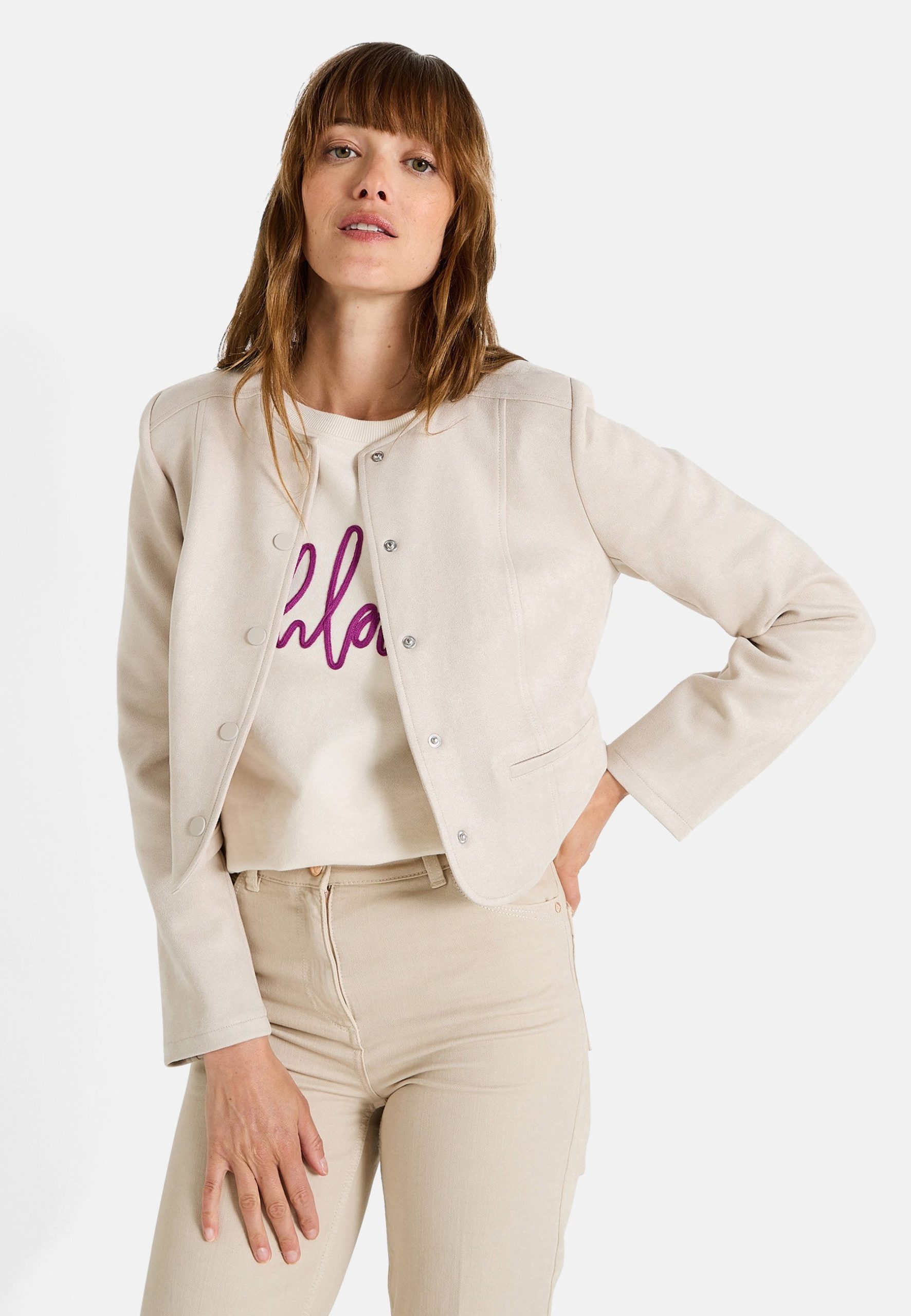 veste-courte-femme-337awq-1.jpg Grain de Malice VESTE COURTE FEMME. Blazer beige ZALANDO.FR – Image 1
