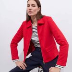 Veste courte en suédine unie