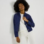 Veste courte en jean femme BRUT | Graindemalice