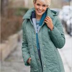 Veste d'hiver mélange de motifs matelassés