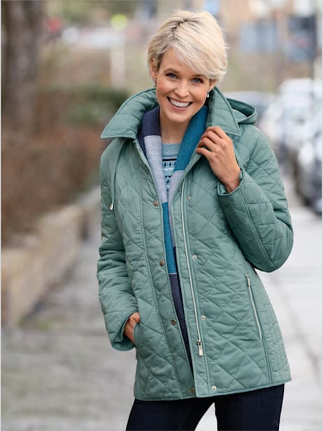 veste-d-hiver-femme-450nyv-1.jpg Veste d'hiver mélange de motifs matelassés – Image 1
