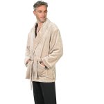 Veste d'intérieur Polaire Mixte Salle de bain/Veste d'intérieur Autour du Blanc