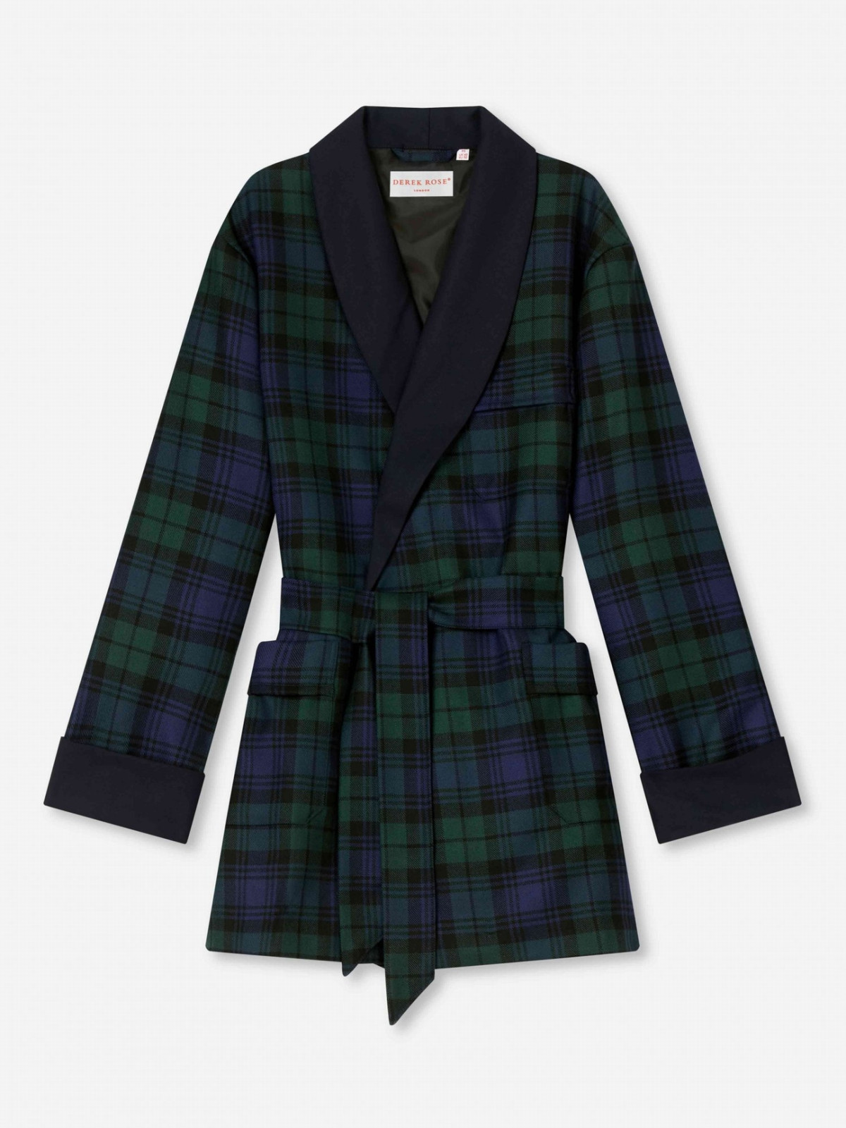 veste-d-interieur-homme-264gfr.jpg Veste d'Interieur en Laine Tartan DEREK ROSE Vêtements de Nuit & Sous vêtements HOMME Mettez Paris – Image 1