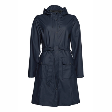 veste-de-pluie-femme-645ruc.webp Imperméable RAINS Curve Jacket Femme Navy | Bottespluie – Image 1