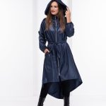 Veste de pluie gothique, Imperméable long pour femme, Manteau asymétrique à capuche, Vêtements gothiques avant gardistes Etsy France