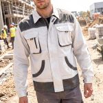 Stenso EM Veste De Travail Homme Blouson Homme Veste De Travail À Coupe Droite, Design Industriel, Multiples Poches, Renforcée Polyester Oxford, Fermeture Scratch, Fermeture Éclair Blanc 48 : Amazon.fr: Mode
