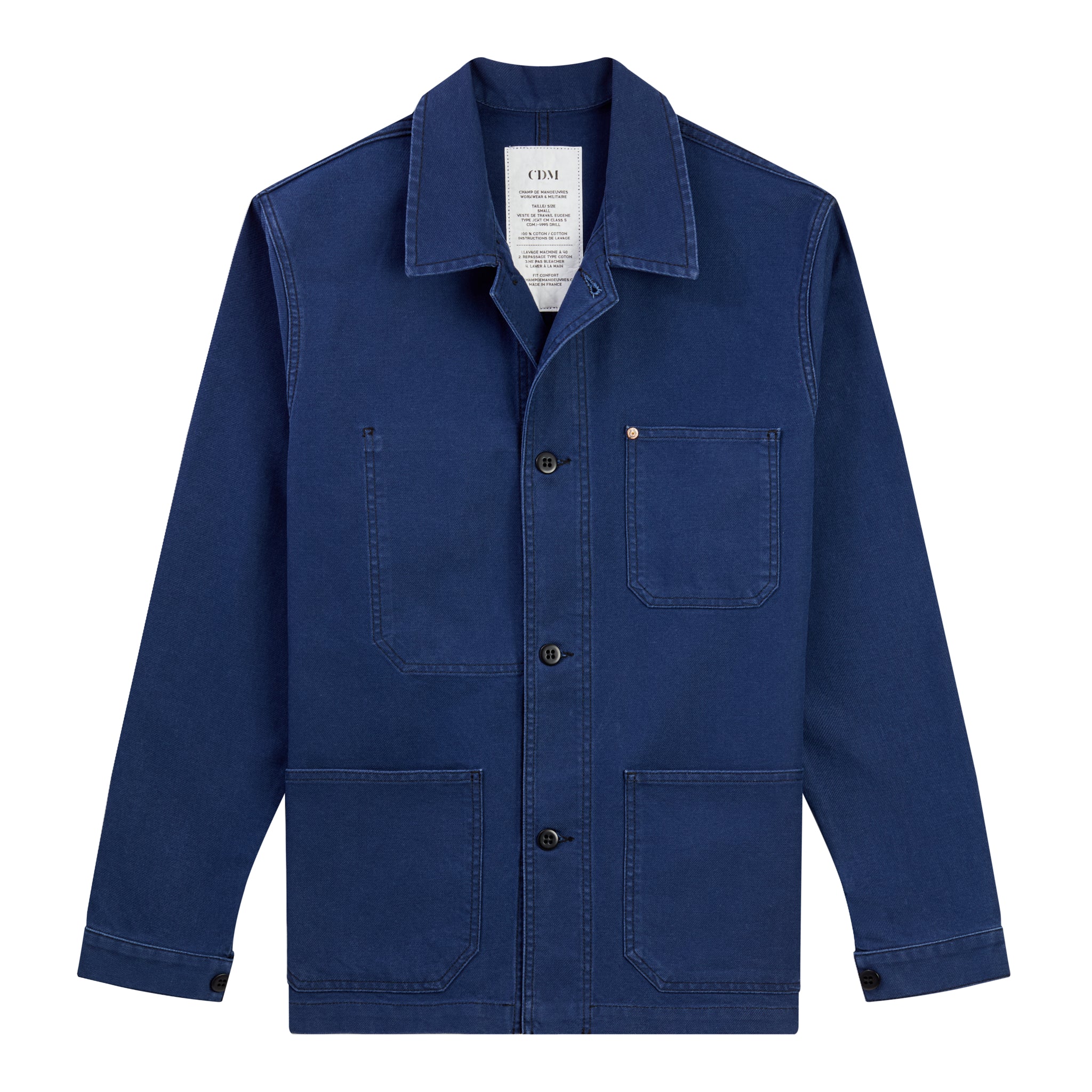 veste-de-travail-homme-814krj-1.jpg Veste Workwear Eugène Coton | Champ de Manoeuvres – Image 1
