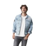 Veste en Jean effet Délavé Mi saison Bleue MAX | Homme Vondutch | Von Dutch