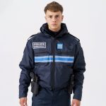 Blouson à capuche hiver Bande gitane (Police Municipale, Taille 2XS)