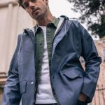 Imperméable BRUME bleu made in France Montlimart
