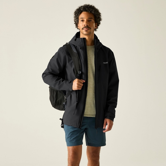 veste-impermeable-homme-270pax.jpg Veste imperméable pour homme Oklarna | Noir – Image 1