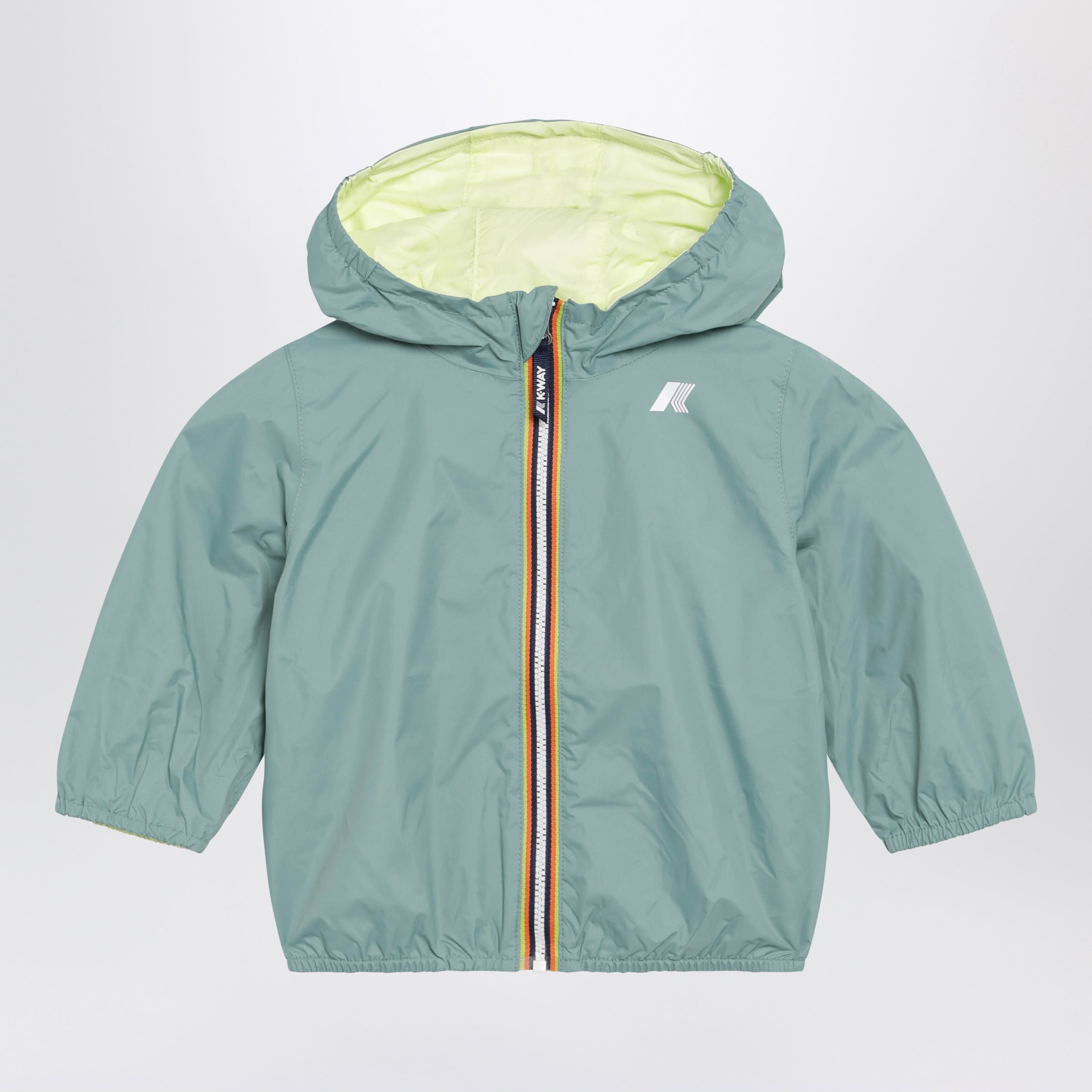 veste-kway-510cyk-1.jpg K Way Veste Réversible Jake Jaune/Vert | TheDoubleF – Image 1